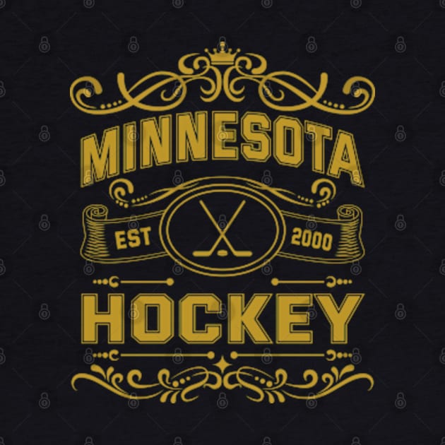 Vintage Minnesota Hockey by carlesclan